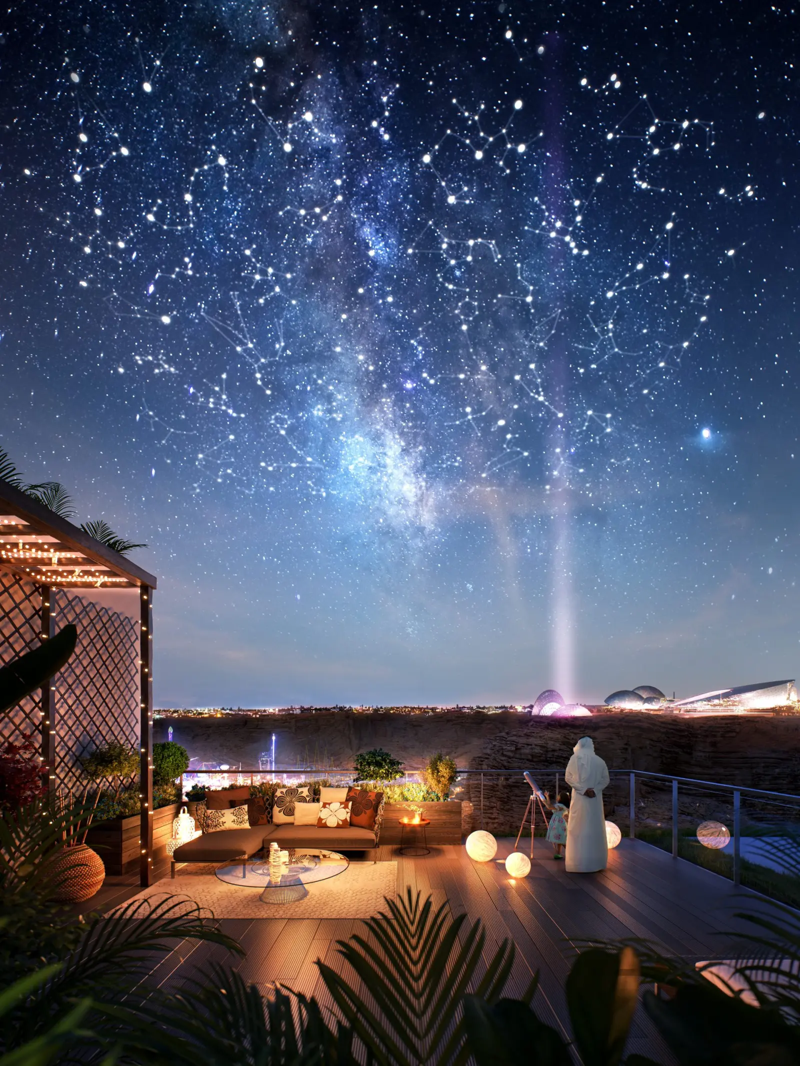Qiddiyah, Saudi Arabia — architectural visualisation by Float.