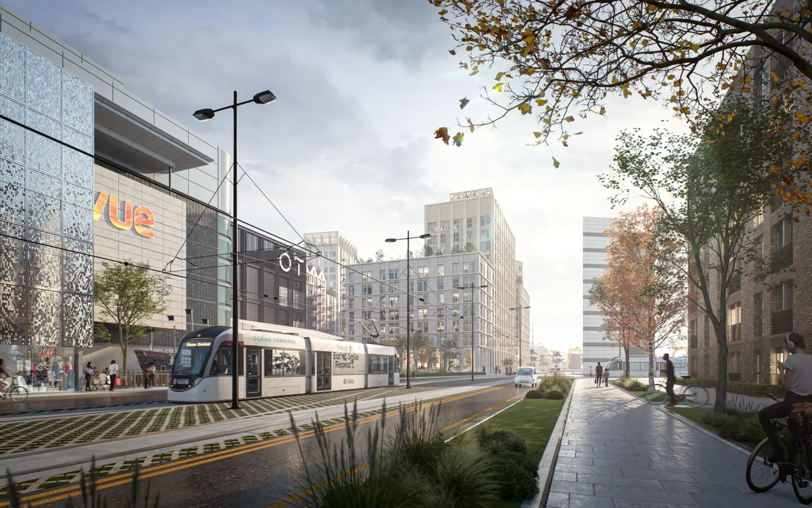 Ocean Terminal, Edinburgh — architectural visualisation by Float.