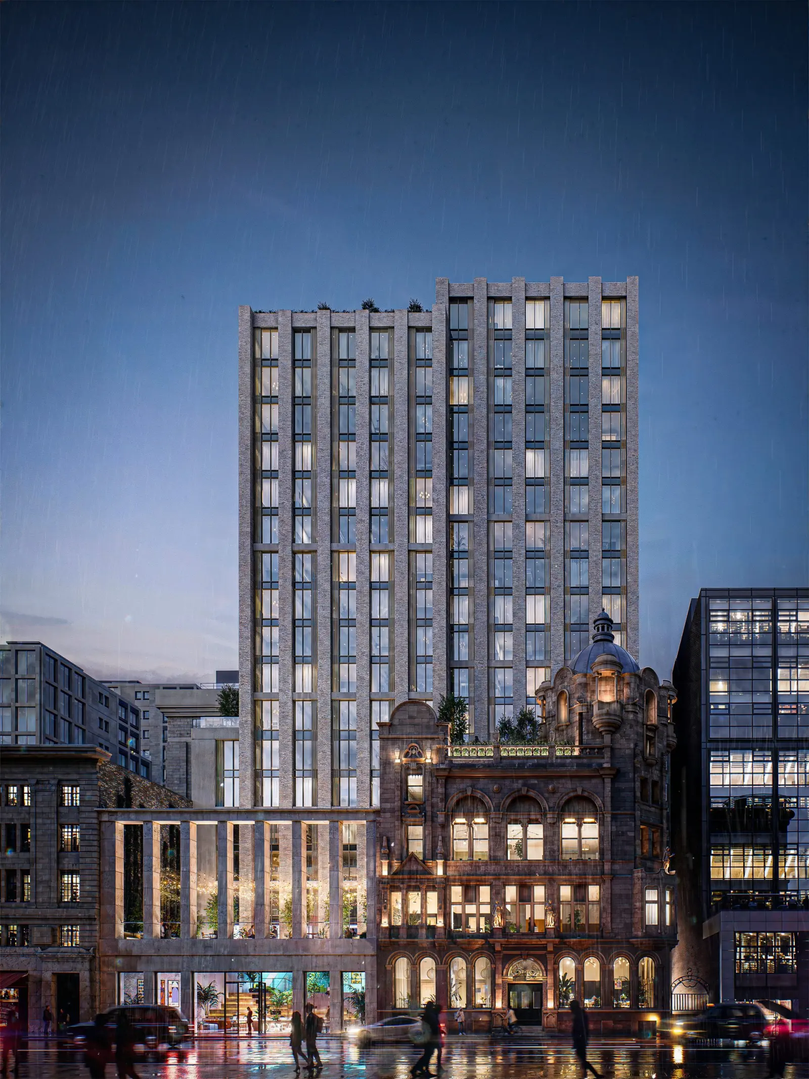 Waterloo Street, Glasgow — architectural visualisation by Float.