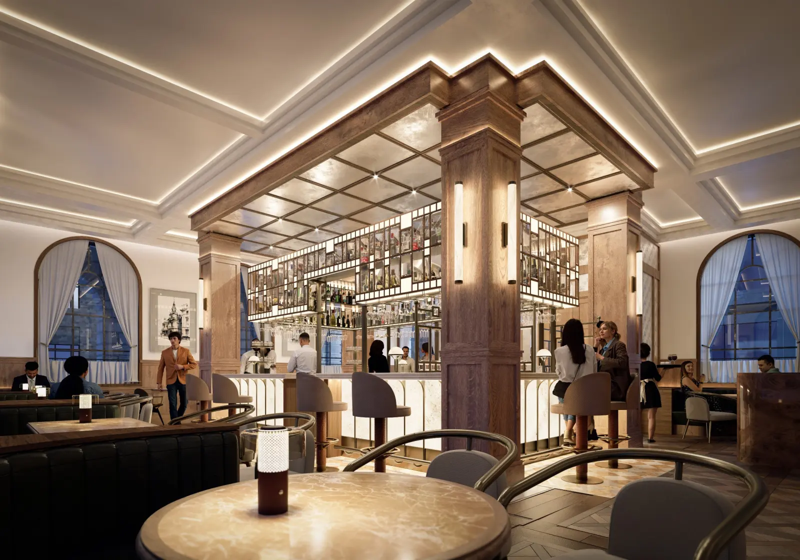 Interior Hotel Bar