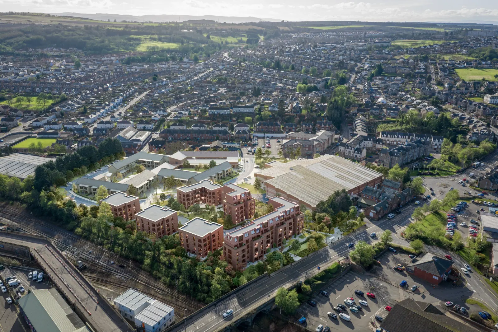 Aerial Masterplan View