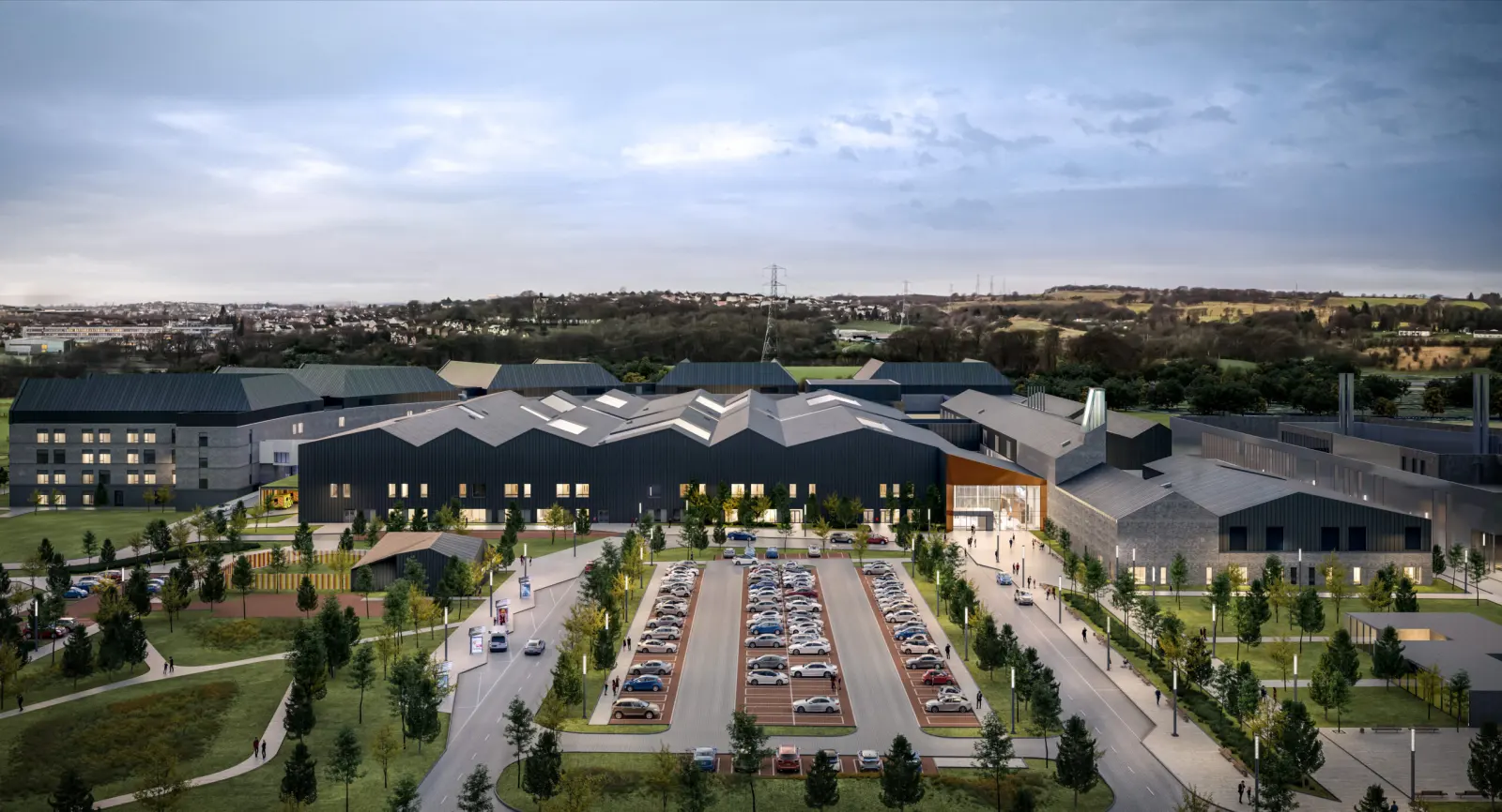 Monklands Hospital, Glasgow — architectural visualisation by Float.
