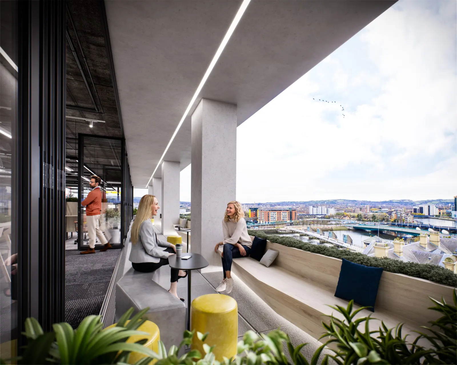 Graham House, Belfast — architectural visualisation by Float.