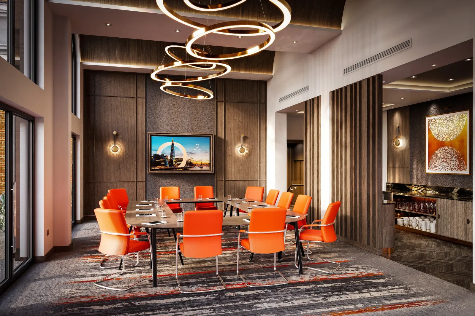 Interior Hotel Conference Room