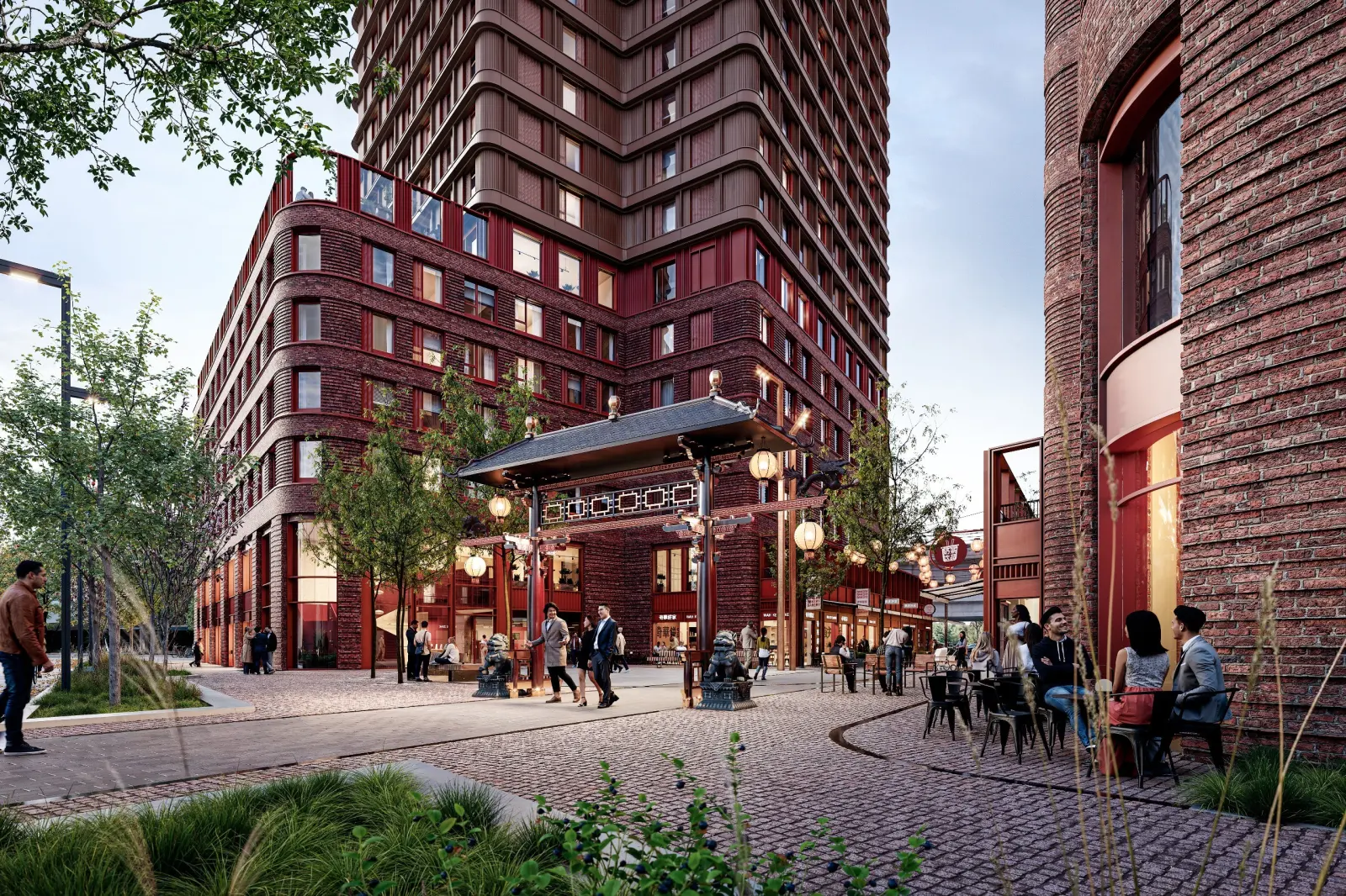 Exterior Chinatown Public Realm