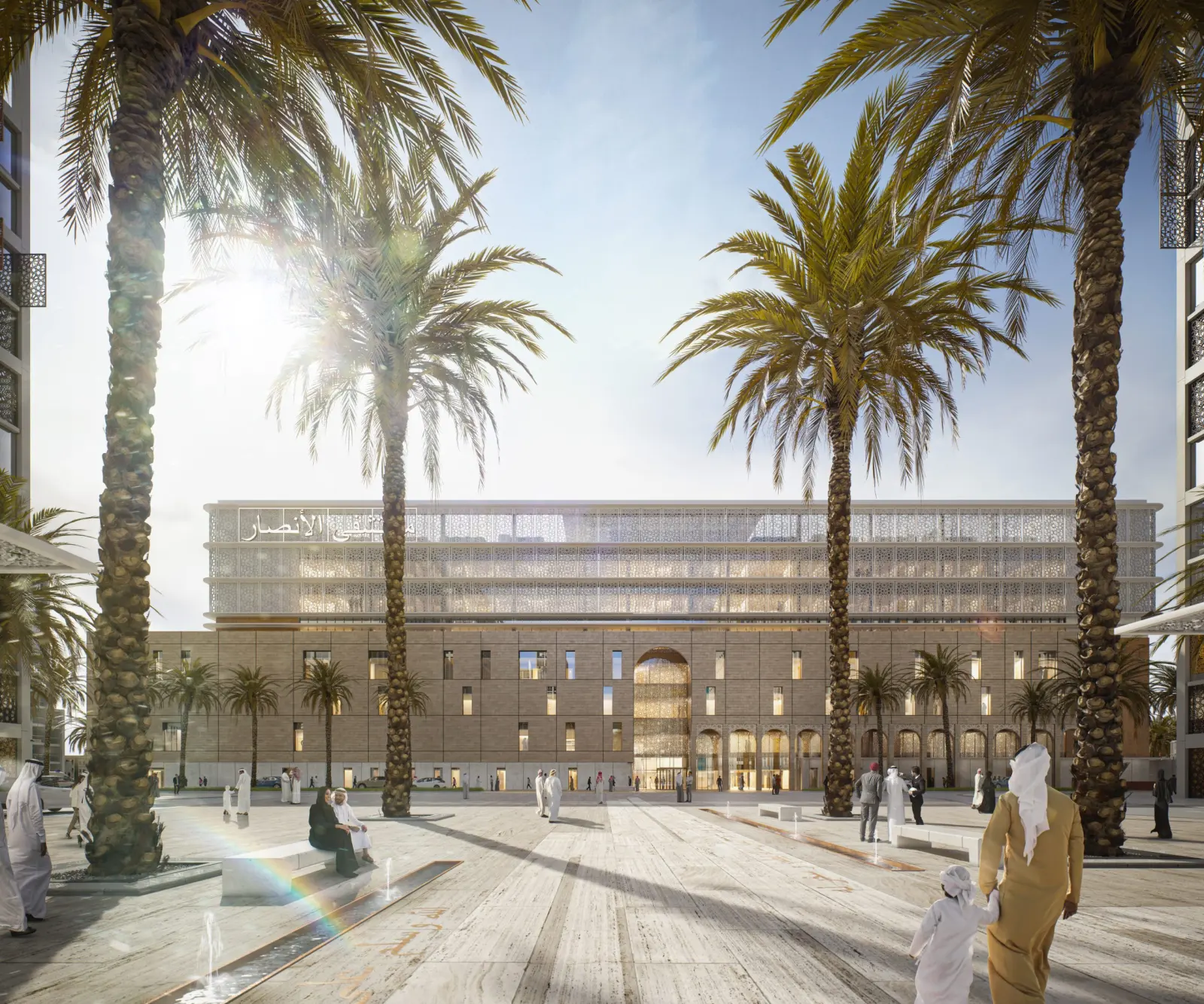 Al-Ansar Hospital, Saudi Arabia — architectural visualisation by Float.