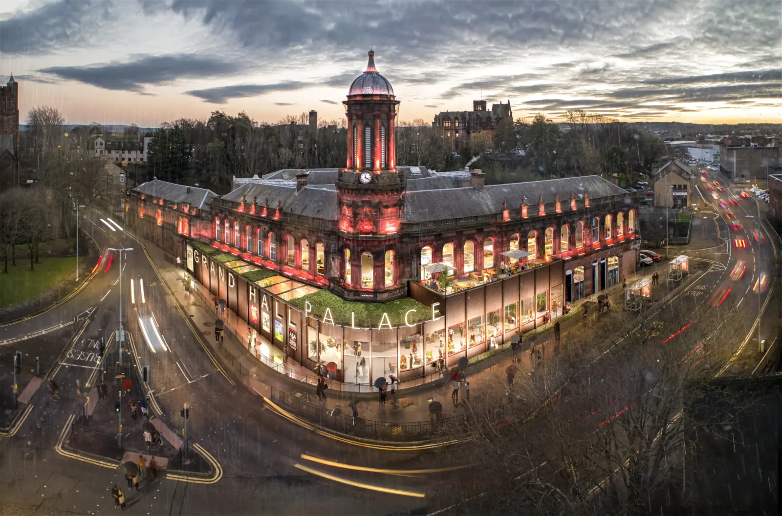 Palace Theatre, Kilmarnock — architectural visualisation by Float.