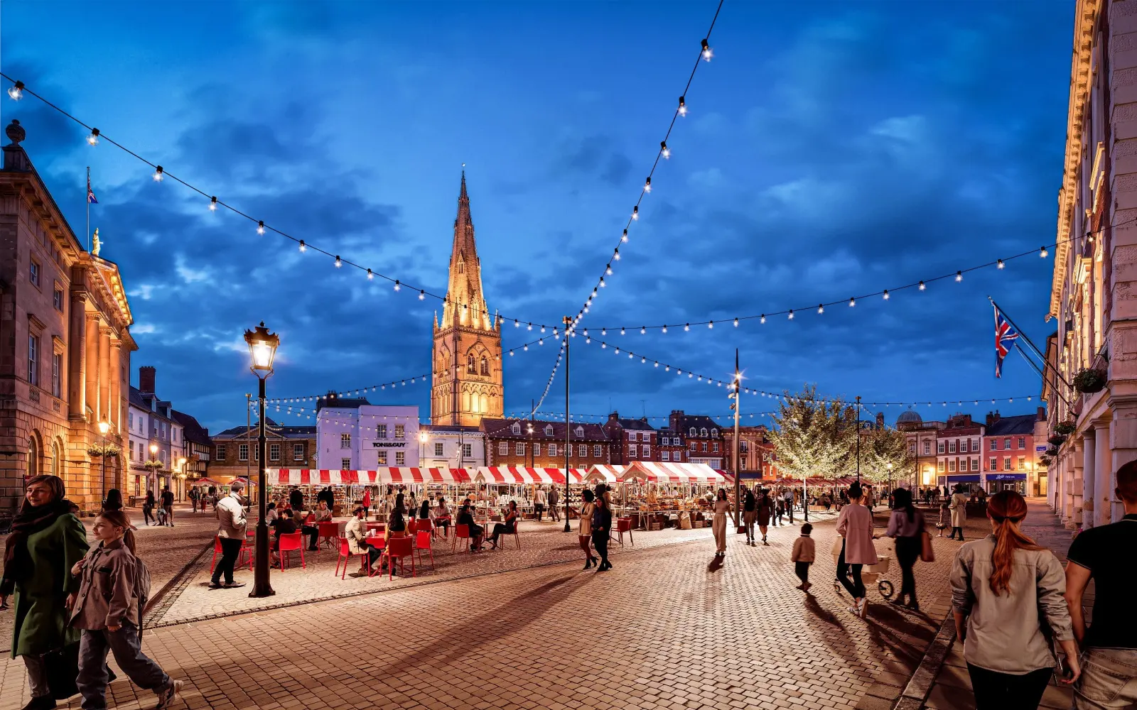 Exterior Market Night View